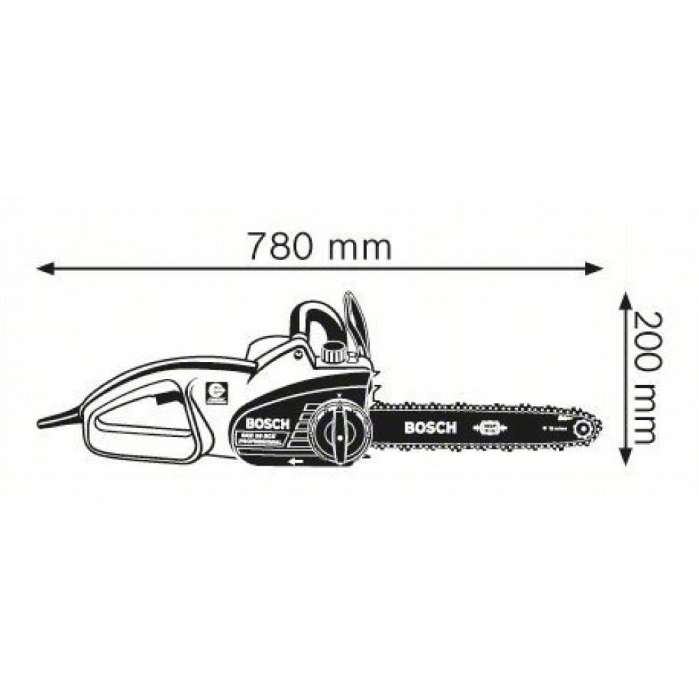 Цепная пила GKE 35 BCE Professional 