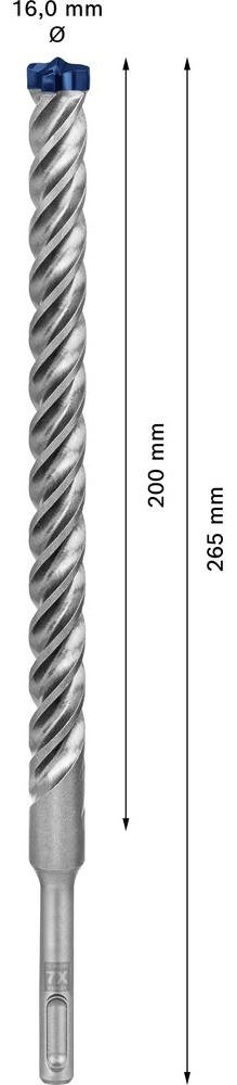 Бур BOSCH SDS plus-7X д/арм.бетона  16x200x265мм Expert