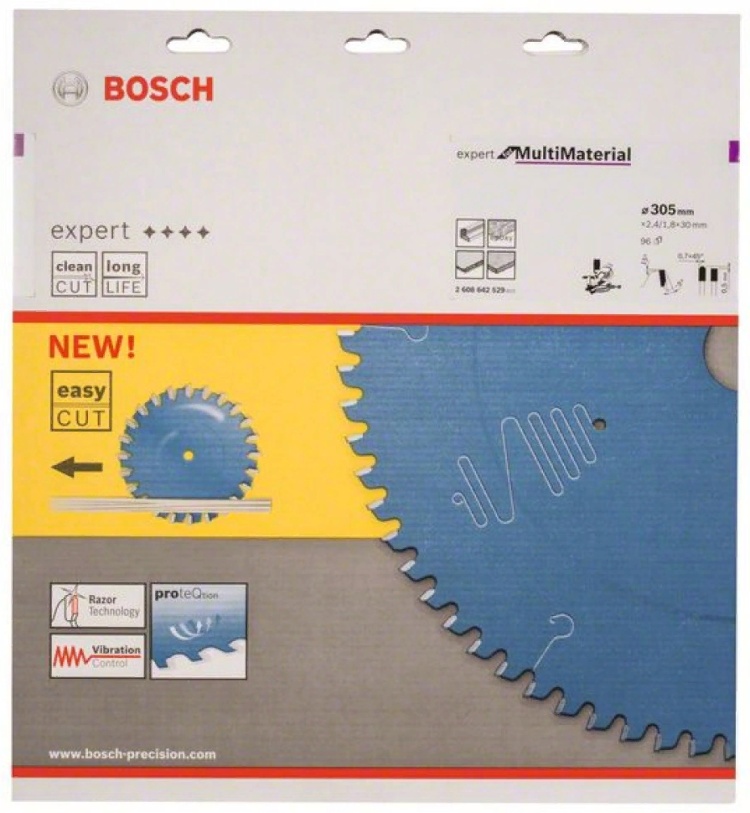 Диск BOSCH пильный Expert for Multimaterial 305х30х2.4/1.8 96T
