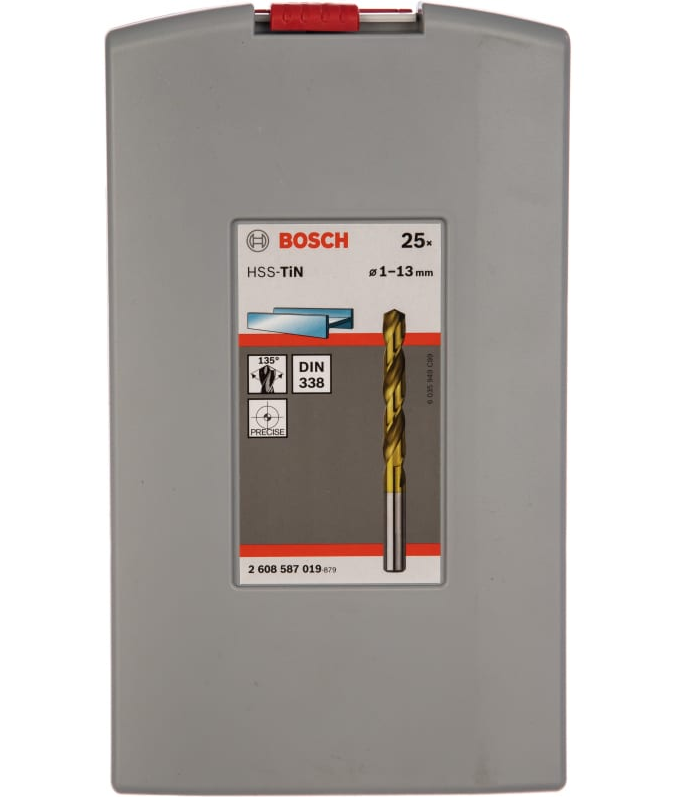 Набор сверл по металлу Bosch ProBox HSS-TiN (25 шт; 1-13 мм)
