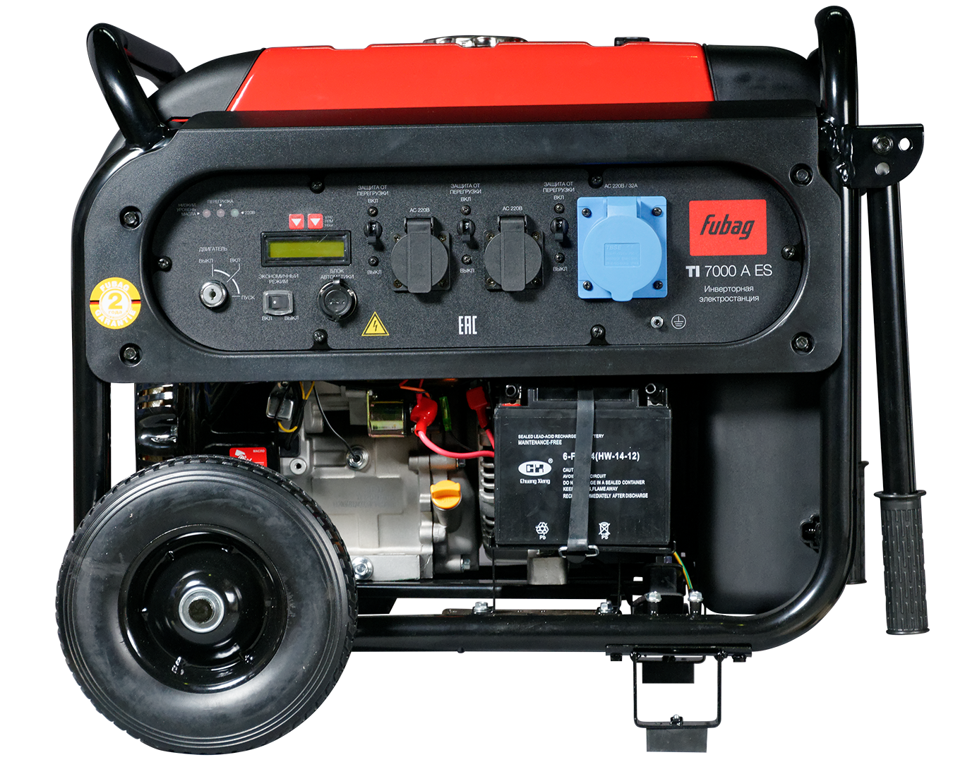 FUBAG Электростанция инверторная с электростартером и коннектором автоматики TI 7000 A ES