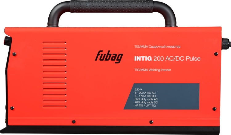 FUBAG Сварочный инверторный аргонодуговой аппарат FUBAG INTIG 200 AC/DC PULSE с горелкойFB TIG26 5P4