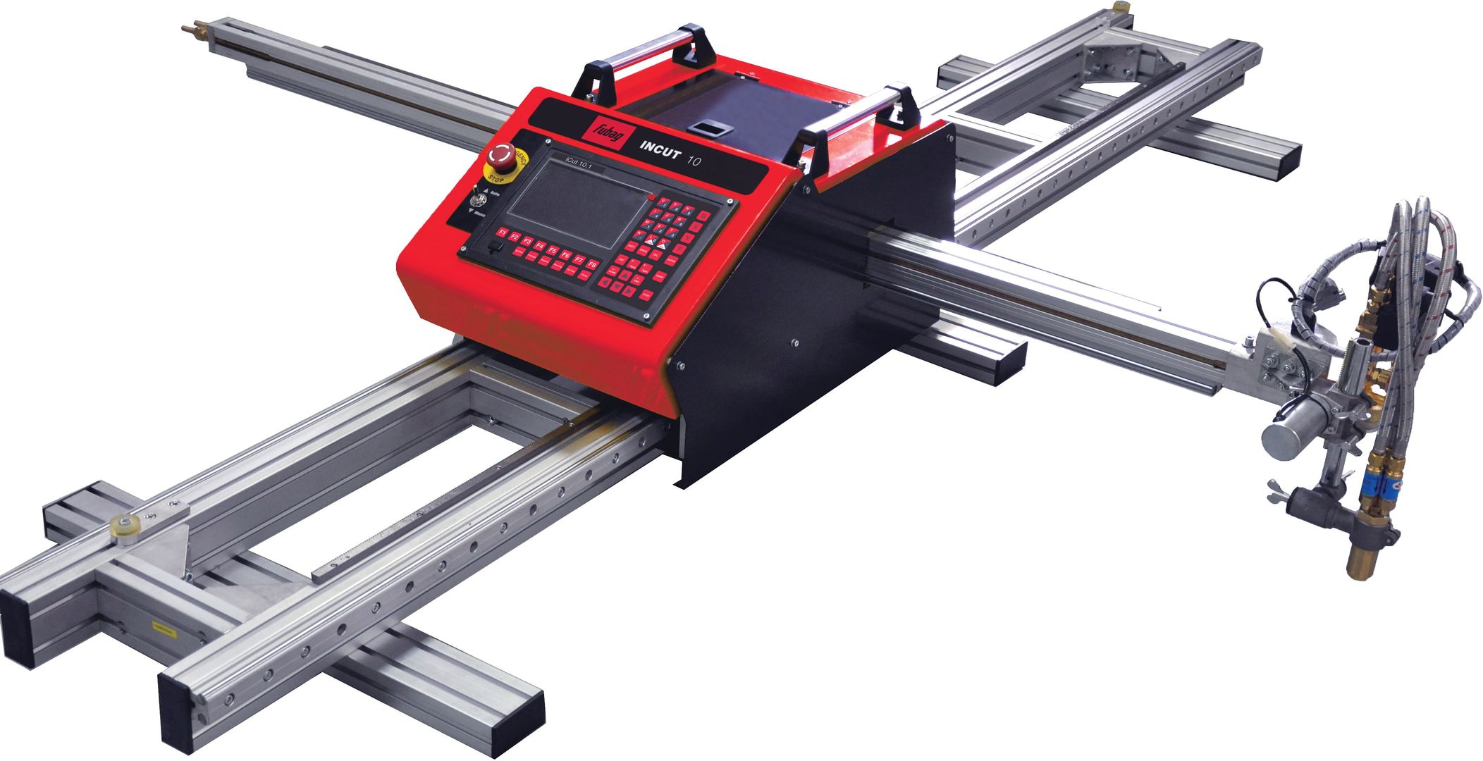 FUBAG Машина термической резки INCUT 10 + Направляющие рельсы + PLASMA 100 T + Горелка FB P100 6m