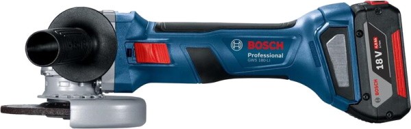Аккумуляторная угловая шлифмашина Bosch GWS 180-LI