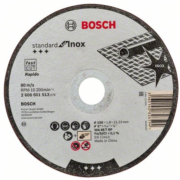 Диск Standart Inox 150x1,6 мм  BOSCH