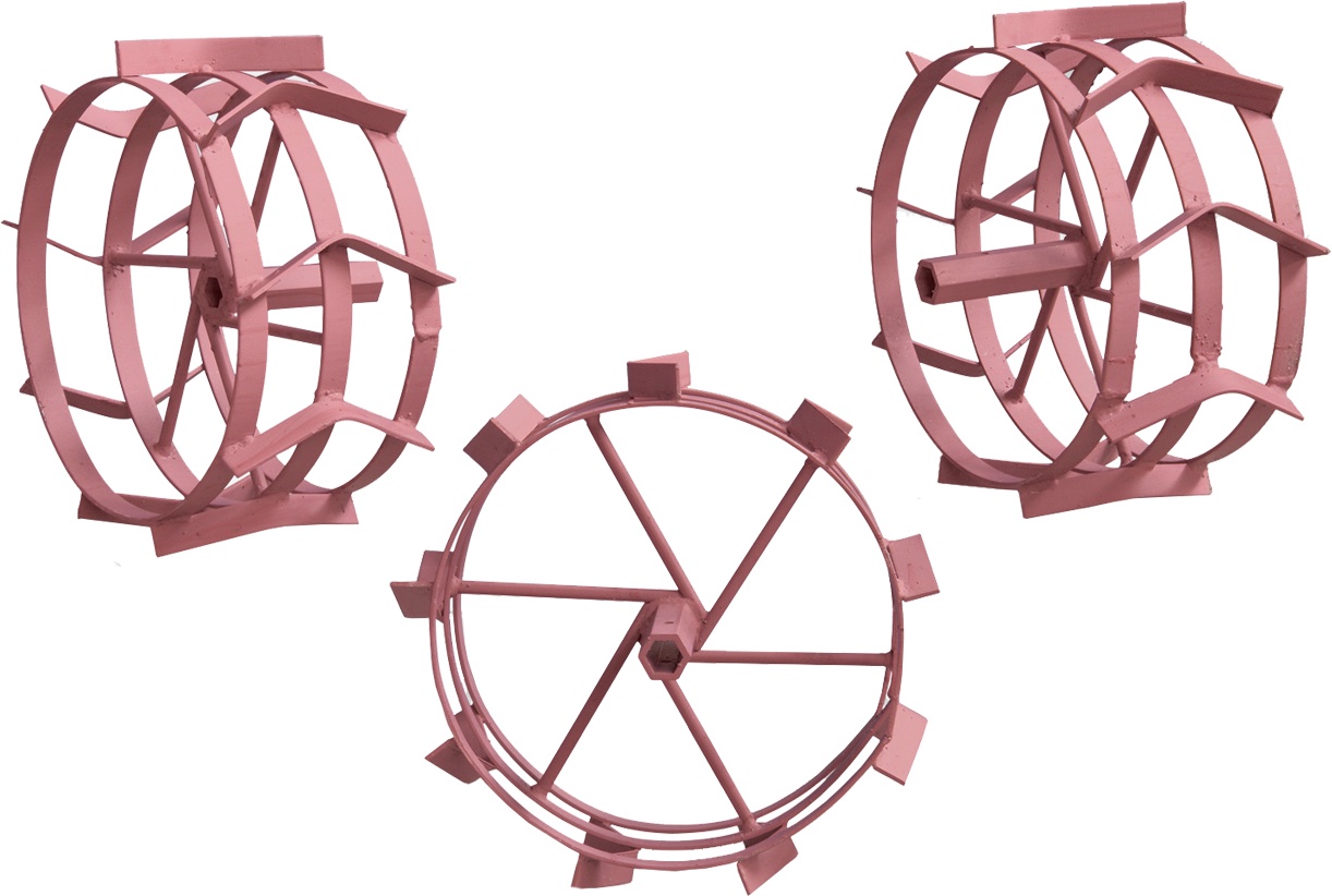 Грунтозацепы (пара) к мотоблоку CARVER-650 390⌀ мм