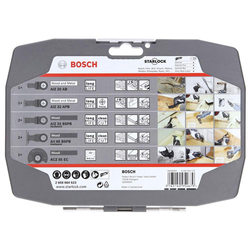 Набор пилок Starlock для дерева RB-7ER SET