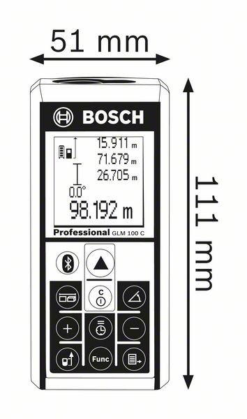 Лазерный дальномер GLM 100 C